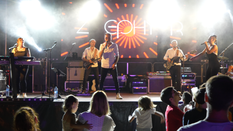 Une vue d'ensemble de l'Orchestre pour une prestation en entreprise en Vendée